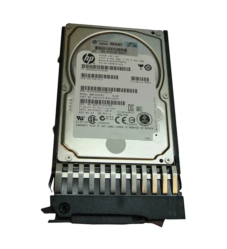 HP EG0450FBDSQ 450GB 6Gb/s SAS 10000 2.5-inch Hard Drive