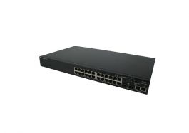 0CM244 - Dell PowerConnect 3524 24-Port 10/100-Base-T 2 x Gigabit SFP+ 10/100/1000 Manageable Stackable Ethernet Switch