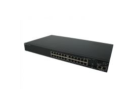 0R8746 - Dell PowerConnect 3524 24-Port 10/100-Base-T 2 x Gigabit SFP+ 10/100/1000 Manageable Stackable Ethernet Switch