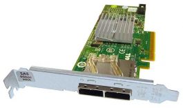 12DNW - Dell H200E Dual Port SAS 6Gb/s PCI Express HBA for PowerVault DL2100 Series / PowerEdge T310 Series
