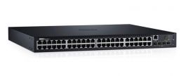 210-AEWB - Dell PowerConnect N1548P 48 x 10/100/1000 + 4 x 10 Gigabit SFP+ PoE+ Managed Rack-Mountable Network Switch