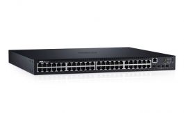 3WY51 - Dell PowerConnect N1548P 48 x 10/100/1000 + 4 x 10 Gigabit SFP+ PoE+ Managed Rack-Mountable Network Switch
