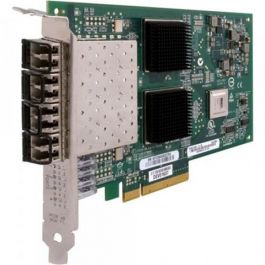 45GPC - Dell / QLogic QLE2564 8Gb SFP Quad Port Fibre Channel Host Bus Adapter with 4x SFP+ Module
