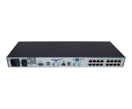517691-001 - HP 0x2x16-Port Analog KVM Server Console Switch PS/2 RJ-45 G2 1U 2 Local Users Stackable