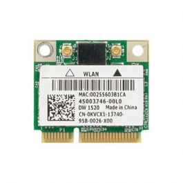 8RPJ3 - Dell Wireless 1520 (11agn) WLAN Half-Height mini-Card for Dell Inspiron / Latitude / Studio Laptops / Alienware / OptiPlex / Precision Mobil