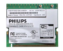 91P7301 - IBM 11A/B/G Wireless LAN Mini PCI COMMUNICATION Adapter Card