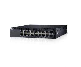 9PN0D - Dell PowerConnect X1018P 16-Ports 16 x 10/100/1000 + 2 x Gigabit SFP Manageable PoE Switch