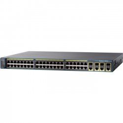 Cisco Catalyst 2960-48PST-L - Switch - managed - 48 x 10/100 (PoE) + 2 x SFP + 2 x 10/100/1000 - rack-mountable - PoE ( pack of 3 )