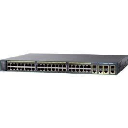 Cisco Catalyst 2960-Plus 48PST-L - Switch - managed - 48 x 10/100 (PoE) + 2 x combo Gigabit SFP - rack-mountable - PoE - refurbished