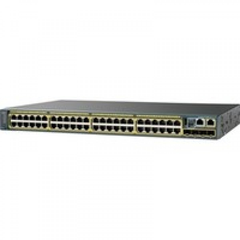 Cisco Catalyst 2960X-48FPD-L - Switch - managed - 48 x 10/100/1000 (PoE+) + 2 x 10 Gigabit SFP+ - desktop, rack-mountable - PoE+ - refurbished
