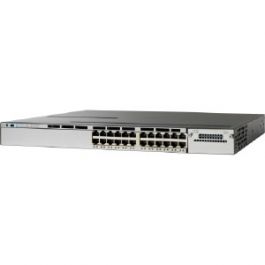 Cisco Catalyst 3750X-24P-S - Switch - managed - 24 x 10/100/1000 (PoE) - rack-mountable - PoE - refurbished