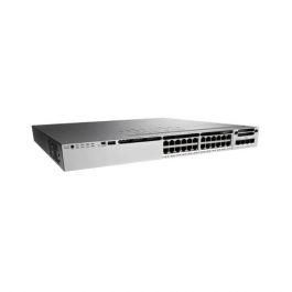 Cisco Catalyst 3850-24T-E - Switch - L3 - managed - 24 x 10/100/1000 - desktop, rack-mountable - refurbished