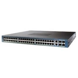 Cisco Catalyst 4948 10 Gigabit Ethernet Switch - Switch - L4 - managed - 48 x 10/100/1000 + 2 x X2 - rack-mountable - refurbished