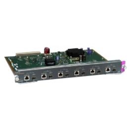 Cisco Line Card Classic - Switch - 6 x 10/100/1000 (PoE) + 6 x shared SFP - plug-in module - refurbished for Catalyst 4503, 4506, 4507R, 4510R