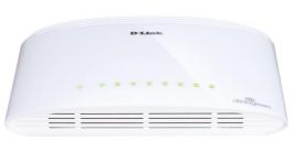 DGS-1008D - D-Link 8-Port 10/ 100/ 1000Mbps Gigabit Ethernet Unmanaged Desktop Switch