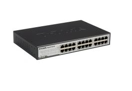 DGS-1024D - D-Link 24-Port 10/100/1000Base-T Unmanaged Gigabit Ethernet Switch Rack-Mountable