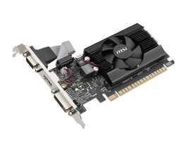 GT7102GD5HLP - MSI Nvidia GeForce GT 710 2GB GDDR5 64-Bit PCI-Express 2 x16 Video Graphics Card