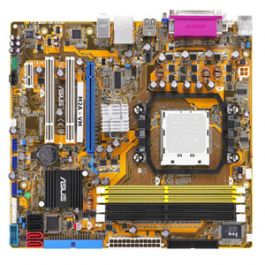 M2A-VM - Asus AMD 690G/ATI SB600 DDR2 4-Slot System Board (Motherboard) Socket AM2+/AM2