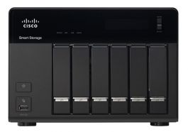 NSS326D06-K9 - Cisco NSS 326 6TB (6 x 1TB) 6-Bay Network Attached Storage (NAS) Server