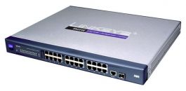 SR224G - Linksys 24-Port 10/100Mbps + 2-Port Gigabit Switch + 2 MiniGBIC Ports