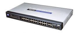 SRW224G4-OB - Cisco SRW224G4 24-Port 10/100Mb/s PoE + 4 x Gigabit Ethernet Managed Switch