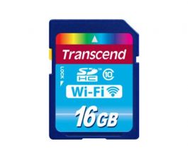 TS16GWSDHC10 - Transcend 16GB Wi-Fi Class 10 SDHC Flash Memory Card