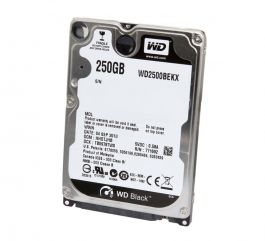 WD2500BEKX-00B7WT0 - Western Digital Black 250GB 7200RPM SATA 6GB/s 16MB Cache 2.5-inch Hard Drive