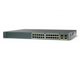 WS-C2960-24PC-L - Cisco Catalyst 2960 24-Port 24 x 10/100 Rackmountable Switch