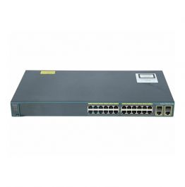 WS-C2960-24TC-L - Cisco Catalyst 2960 24-Port 10/100 + 2 Dual Purpose Uplinks LAN-Base Switch