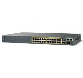 WS-C2960S-24PS-L - Cisco Catalyst 2960S 24-Port 24 x 10/100/1000 PoE Layer 2 1U Rack-mountable Manageable Ethernet Switch
