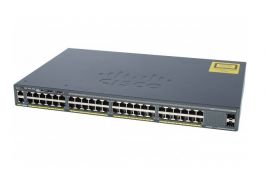 WS-C2960X-48TS-LL - Cisco Catalyst 48-Ports 10/100/1000 + 2 x Gigabit SFP Managed Rack-Mountable Switch