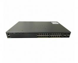 WS-C2960XR-24PS-I - Cisco Catalyst 2960 X Series 24-Ports Ethernet 10/100/1000Mbps 4 x SFP Gigabit Rack-mountable Managed Ethernet Switch