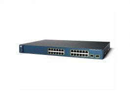 WS-C3560-24PS-S - Cisco Catalyst 3560 24-Port 10/100 POE + 2 SFP Standard Software SMI Switch
