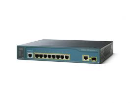 WS-C3560-8PC-S - Cisco Catalyst 3560 8-Port 8 x 10/100 (PoE) + 1 x combo Gigabit SFP 1U Rack-mountable Switch