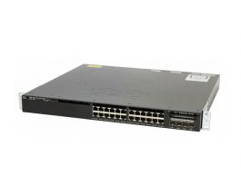 WS-C3650-24PS-L - Cisco Catalyst 3650 24-Port 24 x 10/100/1000 (PoE+) + 4 x SFP 20/230V AC 1U Rack-Mountable Switch