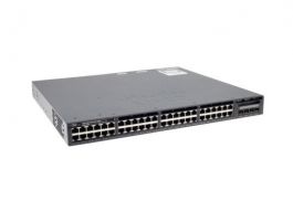 WS-C3650-48PS-S - Cisco Catalyst 3650 48-Port 10/100/1000 + 4 x SFP Port Managed Rack-mountable Network Switch