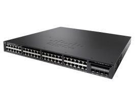 WS-C3650-48TS-L - Cisco Catalyst 3650 48-Ports 48 x 10/100/1000 + 4 x SFP Managed Stackable 1U Rack-Mountable Switch