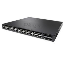 WS-C3650-48TS-S - Cisco Catalyst 48 x 10/100/1000 + 4 x SFP Port Managed Rack-mountable Network Switch