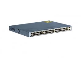 WS-C3750-48PS-S - Cisco Catalyst 3750 48-Ports Ethernet 10/100 4 SFP Based Gigabit Ethernet Switch