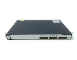 WS-C3750G-12S-S - Cisco Catalyst 3750G-12S-S 12-Ports 12 x Gigabit SFP L3 Managed Stackable 1U Rack-Mountable Switch