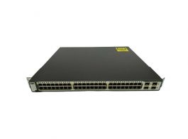 WS-C3750G-48TS-S - Cisco Catalyst 48-Port 10/100/1000Base-T Layer-3 Managed Stackable Gigabit Ethernet Switch