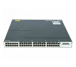 WS-C3750X-48P-S - Cisco Catalyst 3750 48-Ports 48 x 10/100/1000 (PoE) Managed Stackable Rack-Mountable Switch