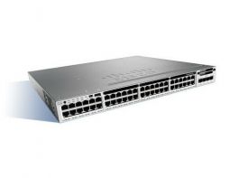 WS-C3850-48F-S - Cisco Catalyst C3850 48-Ports Manageable 48 x POE+ 10/100/1000Base-T PoE Ports Rack-mountable Ethernet Switch