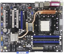 A8N32-SLI - ASUS NVIDIA nForce4 SLI x16 Chipset AMD Athlon 64 FX/ 64 X2/ 64/ Sempron Processors Support Socket 939 ATX Motherboard