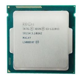 BX80646E31220V3 - Intel Xeon Quad Core E3-1220V3 3.1GHz 8MB L3 Cache Socket FCLGA1150 22NM 80W Processor