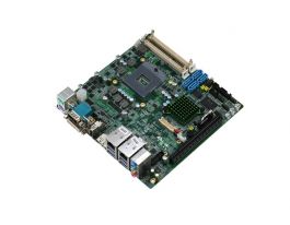 EMB-QM77 - Aaeon Rev.A1 Mini-ITX rPGA998 3rd Gen i5/i7 Motherboard with Heatsink