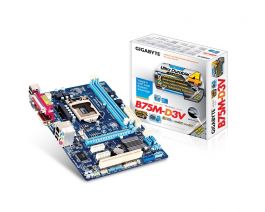 GA-B75M-D3V - Gigabyte Intel LGA1155 DDR3 USB 2.0 USB 3.0 Motherboard without I/O Shield