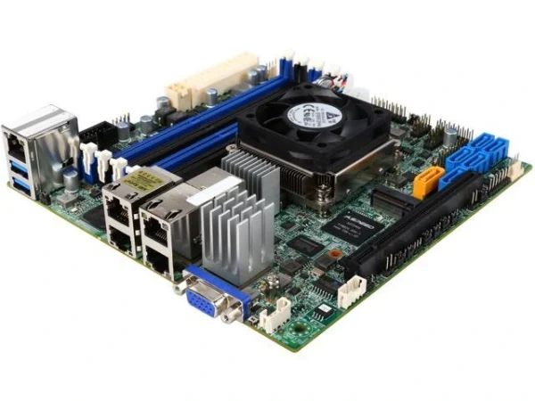 X10SDV-TLN4F-O - Supermicro Intel Xeon D-1540/ DDR4/ SATA3/USB3.0/ 4GbE/ Mini-ITX Motherboard / CPU Combo