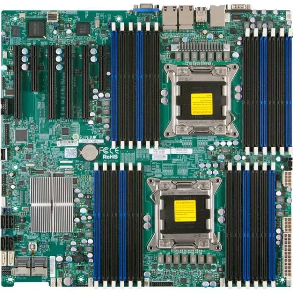 X9DR3-LN4F+-O - Supermicro Dual LGA2011/ Intel C606/ DDR3/ SATA3/ V/4GbE/ EATX Server Motherboard