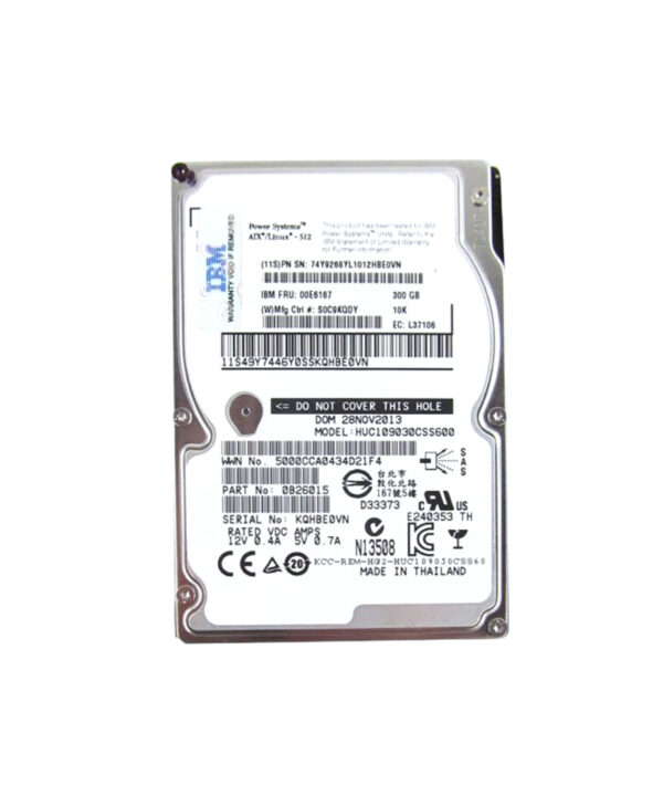 00E6167 - IBM 300GB 10000RPM SAS 2.5-Inch Hard Drive